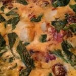 bacon and potato frittata with swiss chard